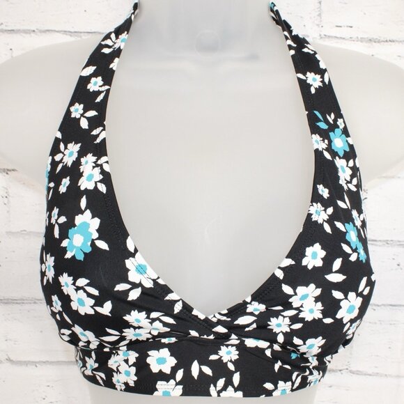 Anne Cole Beautiful Bunches Printed Halter Bikini Top Size Large NWT - Picture 5 of 8